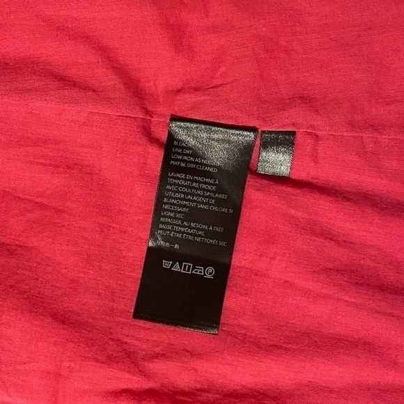 Urban Outfitters Women's Dress Size Medium Coral Red Wrap Long Sleeve - Picture 12 of 12